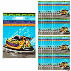 Top 10 π€© 12" x 17" Bulk Cars & Trucks Plastic Goody Bags - 50 Pc. β