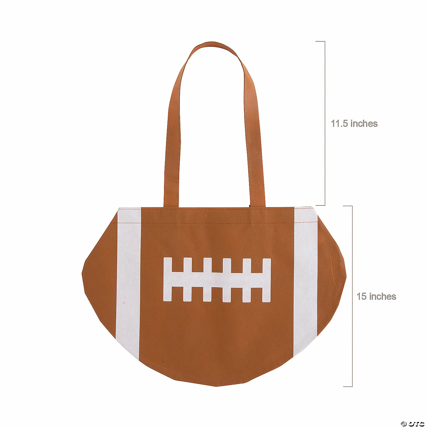 Budget π 17" x 15" Large Nonwoven Football Tote Bags - 12 Pc. π - Image 2