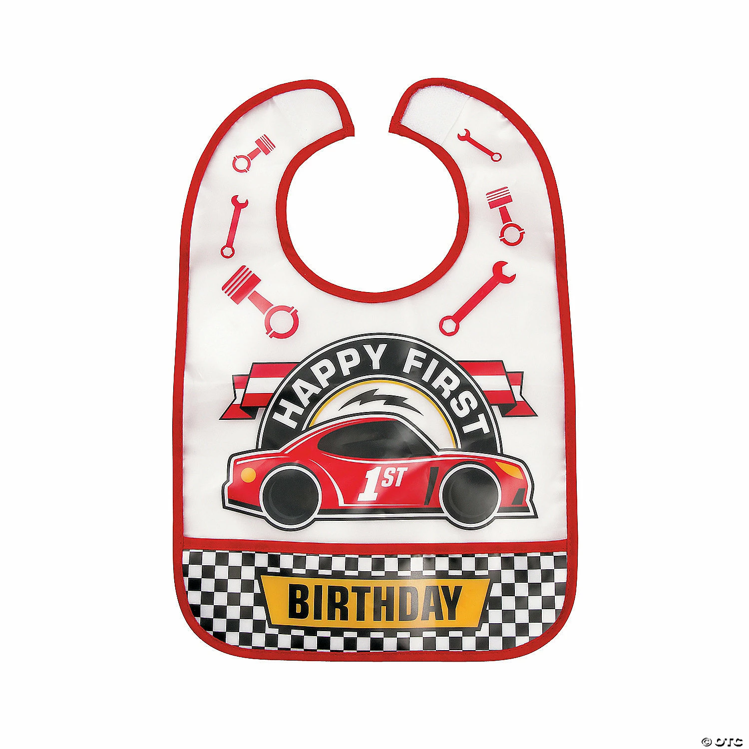 Budget 💯 1st 🥳 Birthday Race Car Bib ❤️