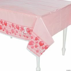 Outlet 😀 1st 🎂 Birthday Plastic Tablecloth ✨