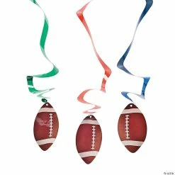 Flash Sale 😍 24" Football Hanging Swirl Decorations - 12 Pc. 🥰