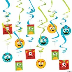 Discount ๐ฅ 26" Mini Monster Swirl Decorations - 12 Pc. ๐