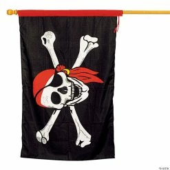Promo 🎉 37" x 2 ft. Large Cloth Pirate Flag ❤️