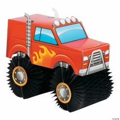 Best reviews of 👏 3D Monster Truck Party Honeycomb Centerpiece ❤️
