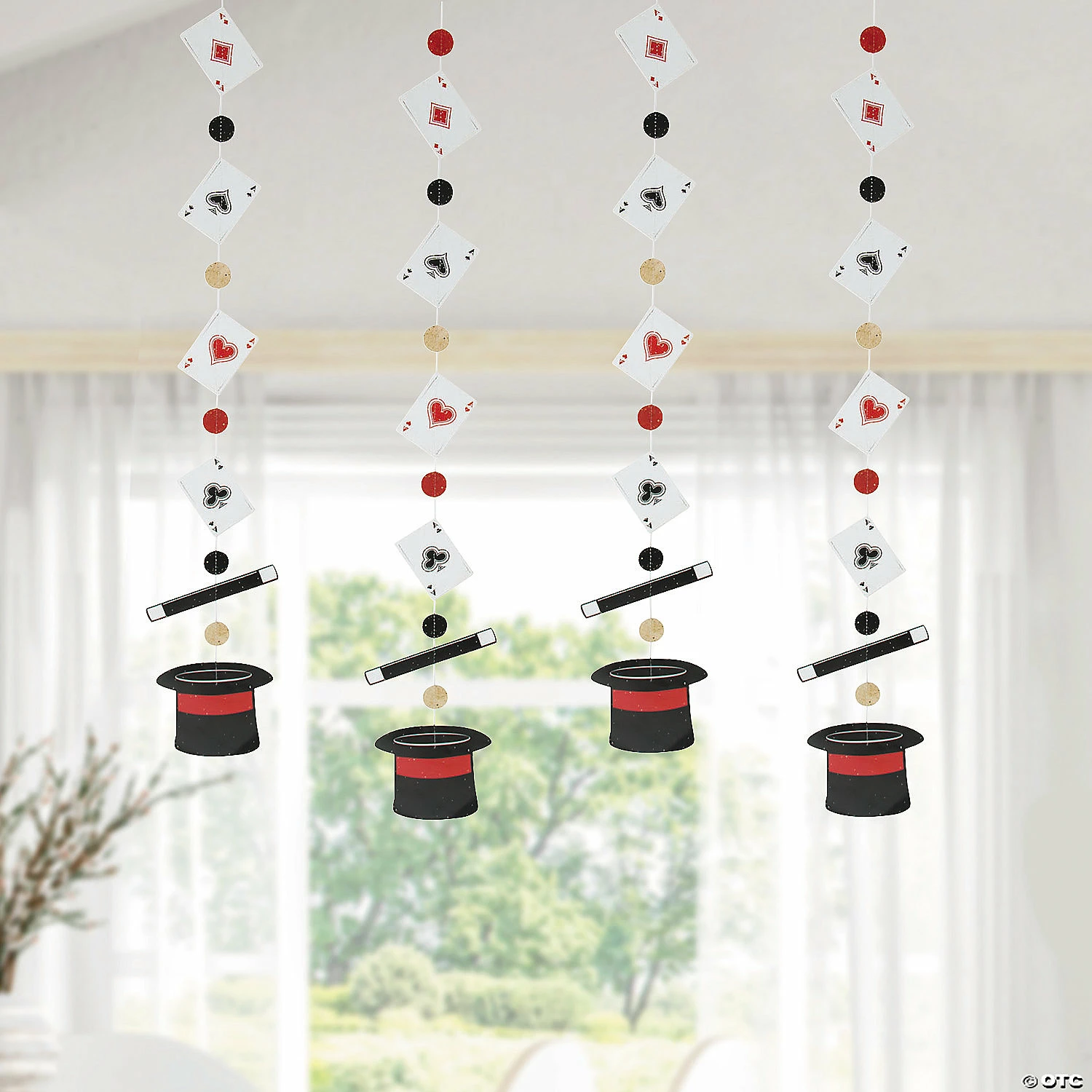 Flash Sale π 4 ft. Magical Party Hanging Decorations β 4 Pc. π - Image 3