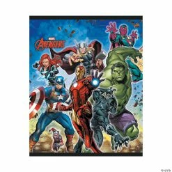 Promo π₯ 7 1/2" x 11" Medium Marvel Comics The Avengersβ’ Plastic Goody Bags - 8 Pc. π