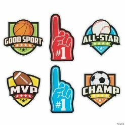 Budget π All Sports Cutouts - 6 Pc. βοΈ