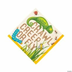 Outlet 😀 Backyard Adventure Crawl, Creep or Fly Luncheon Napkins - 16 Pc. 😍