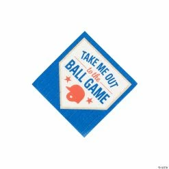 Outlet 👍 Baseball Beverage Napkins - 16 Pc. 🎁