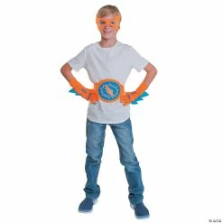 Deals 👏 Blue & Orange Superhero Accessories - 4 Pc. 🔥