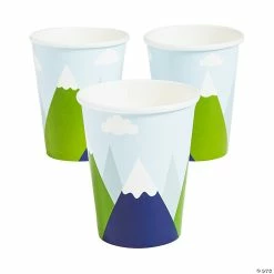 Cheapest 🎁 Born to Move Mountains Alpine Paper Cups - 8 Pc. 🛒