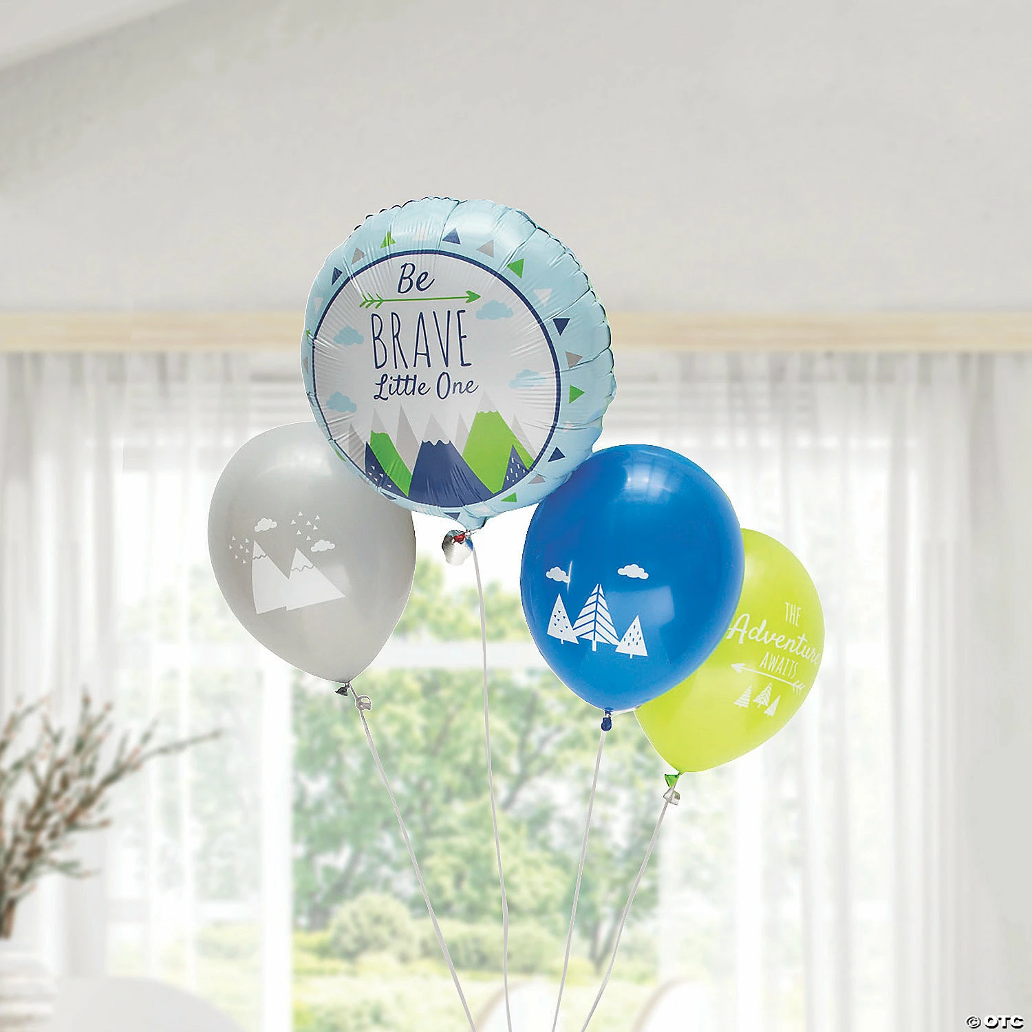 Discount π Born to Move Mountains Baby Shower 11" - 18" Balloon Set - 4 Pc. π - Image 3