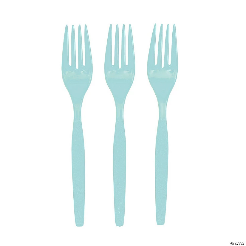 Cheap ๐ Bulk Solid Color Plastic Forks - 50 Ct. ๐คฉ