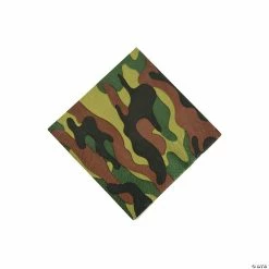 Buy 🔔 Camouflage Beverage Napkins - 16 Pc. 👏