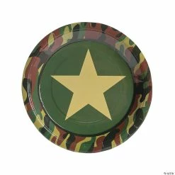 Hot Sale 🎁 Camouflage Paper Dinner Plates - 8 Ct. ✨