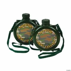 Deals 🔔 Camouflage Plastic Canteens - 12 Pc. 🧨