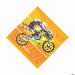 Buy 😉 Cars & Trucks Motrocycle Rider Luncheon Napkins - 16 Pc. 👏
