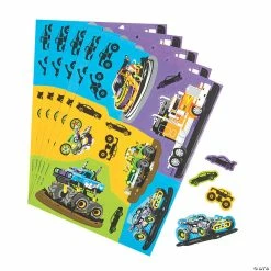Deals 😍 Cars & Trucks Sticker Sheets - 24 Pc. ❤️
