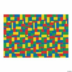 Cheapest π Color Brick Party Backdrop - 3 Pc. π