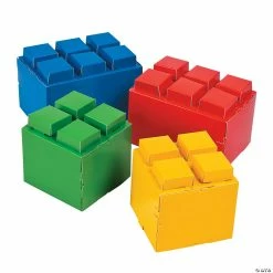Best Sale 🔔 Color Brick Party Centerpieces - 4 Pc. 😉