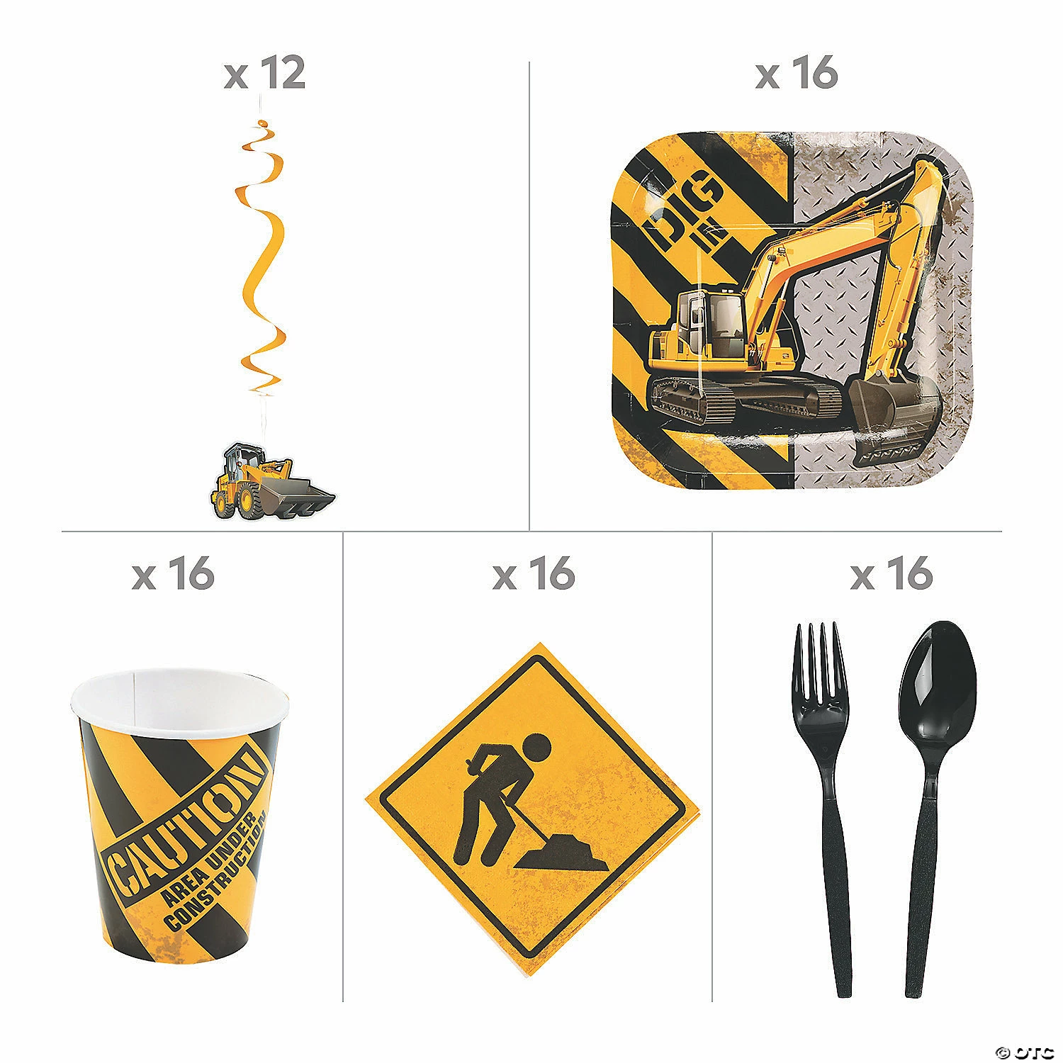 Hot Sale π Construction Tableware Kit for 16 Guests π₯ - Image 2