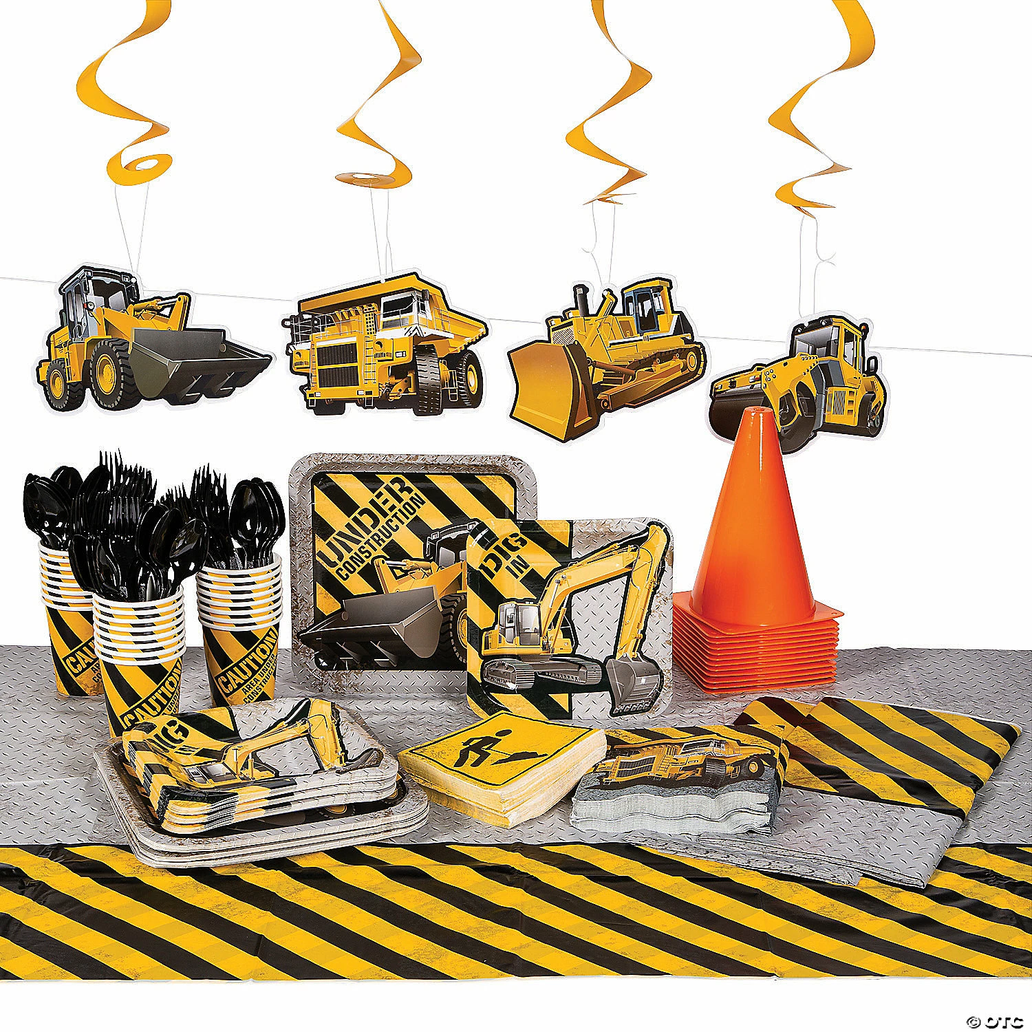 Discount π Construction Tableware Kit for 24 Guests π