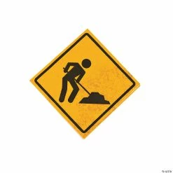 Outlet 🧨 Construction Zone Beverage Napkins - 16 Pc. 🛒