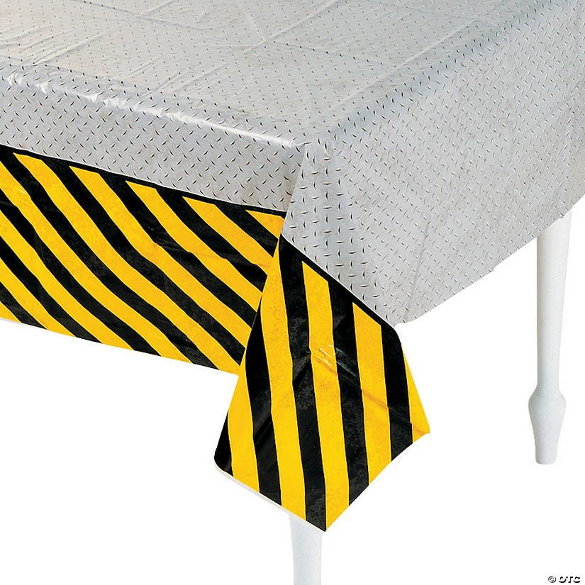 Best deal π Construction Zone Plastic Tablecloth π₯°