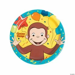 Deals ⌛ Curious George® Paper Dinner Plates - 8 Ct. 🔥