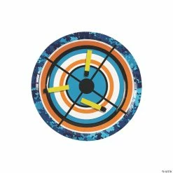 Best Sale ❤️ Dart Battle Party Paper Dessert Plates - 8 Ct. 🥰