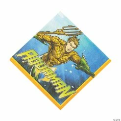 Coupon 🎉 DC™ Aquaman Luncheon Napkins - 16 Pc. 🥰