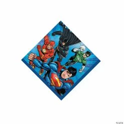Best Pirce 🤩 DC Comics Justice League™ Beverage Napkins - 16 Pc. 🔔
