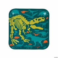 Best deal 👏 Dino Dig Square Paper Dinner Plates - 8 Ct. 🥰