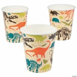 Brand new 🔔 Dino Dig T-Rex, Triceratops & Brontosaurus Paper Cups - 8 Pc. 😉