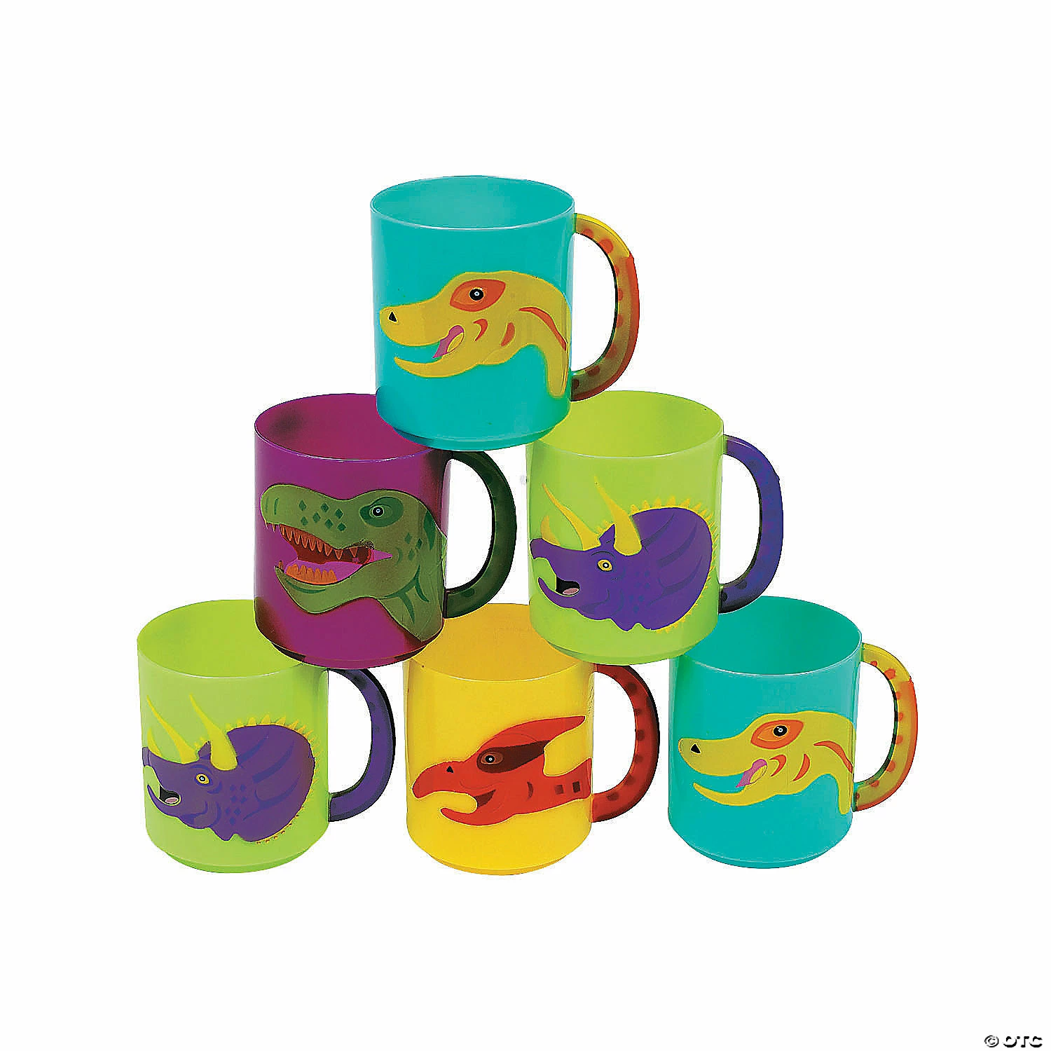 Coupon π Dinosaur Plastic Mugs - 12 Ct. π