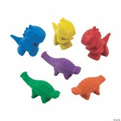 Budget ⭐ Dinosaur-Shaped Crayons - 24 Pc. 👏
