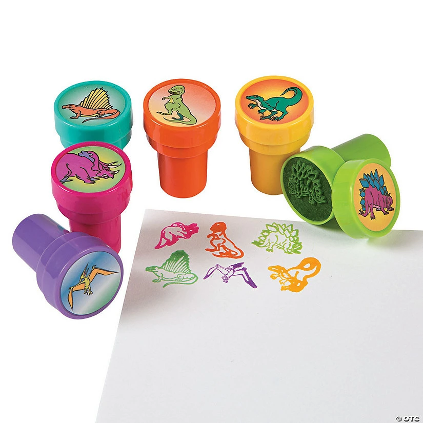 Wholesale ✔️ Dinosaur Stampers - 24 Pc. ⭐