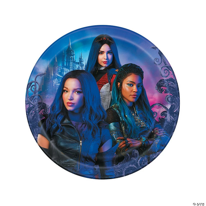 Promo ๐ Disney Descendants 3 Paper Dinner Plates - 8 Ct. ๐งจ