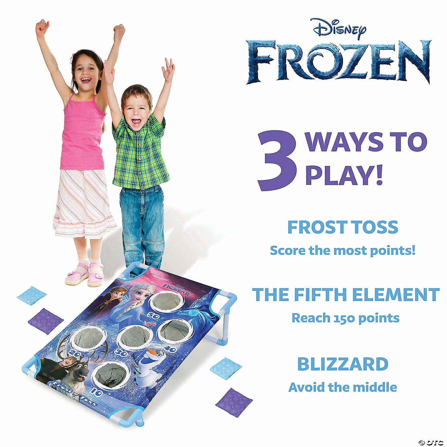 Brand new π€© Disney Frozen 2 Frost Toss Game Set by GoSports - Includes 8 Snowflake Bean Bags with Portable Carrying Case βοΈ - Image 2