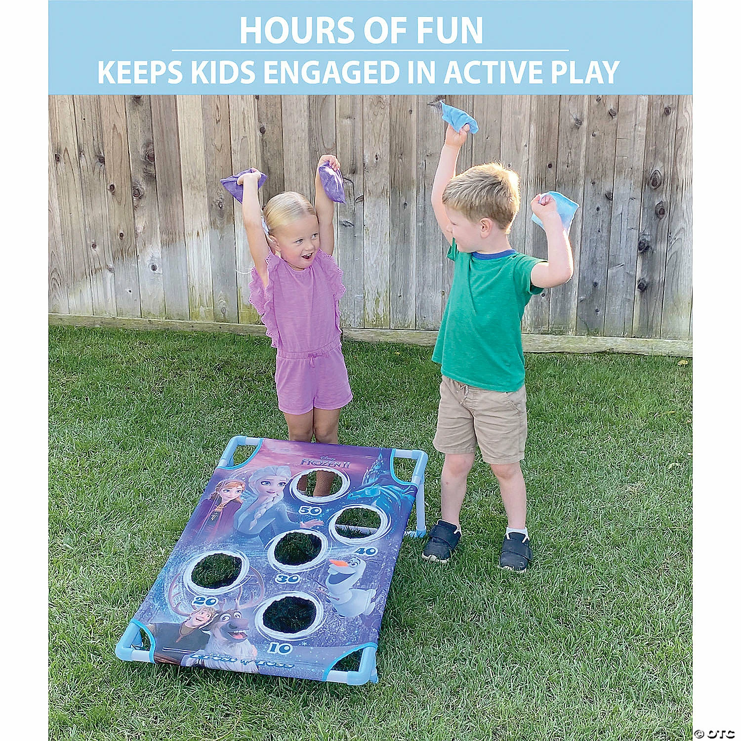 Brand new π€© Disney Frozen 2 Frost Toss Game Set by GoSports - Includes 8 Snowflake Bean Bags with Portable Carrying Case βοΈ - Image 4