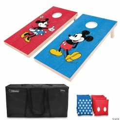 Buy 🤩 Disney Mickey & Minnie Regulation Size Cornhole Set by GoSports - Includes 8 Bean Bags and Portable Carrying Case 🧨