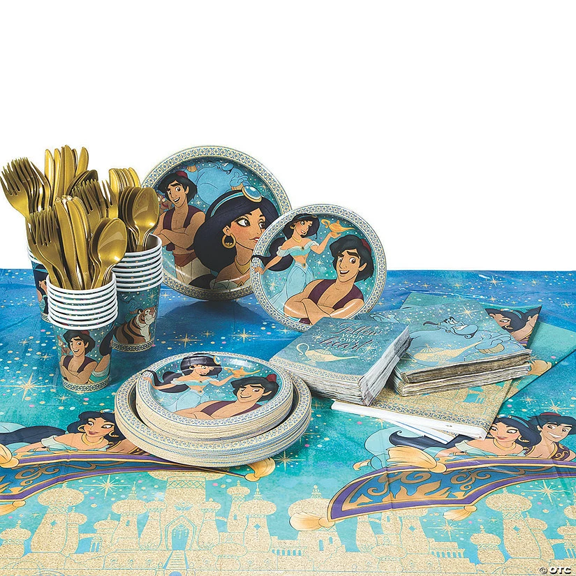 Top 10 💯 Disney’s Aladdin™ Tableware Kit for 24 Guests ⭐
