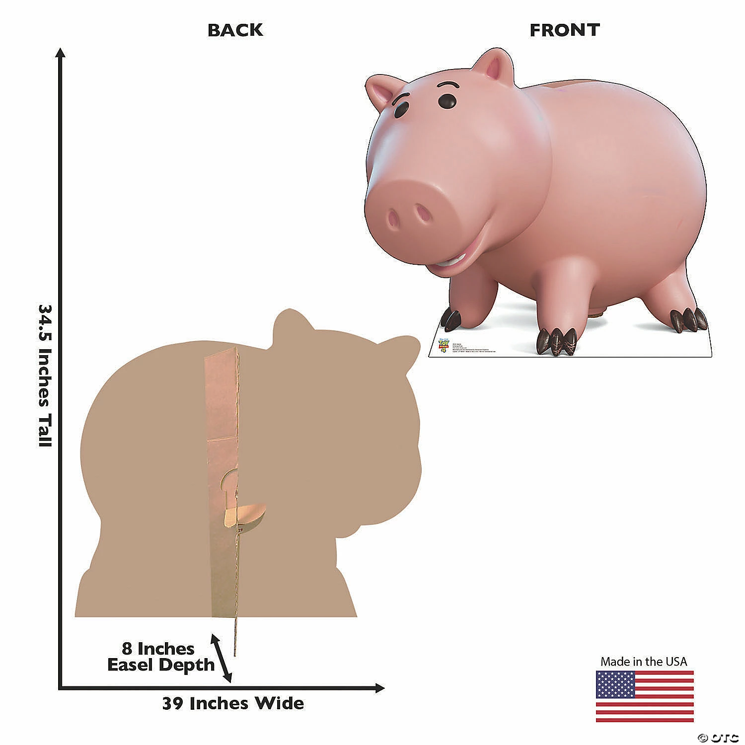 Brand new 𧨠Disney Toy Story 4β’ Hamm Stand-Up π - Image 3