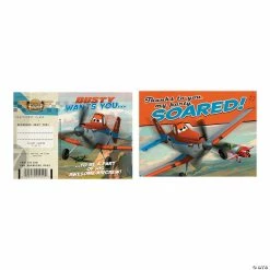 Budget 🎉 Disney's Planes Invitations & Thank You Cards - 16 Pc. 🤩