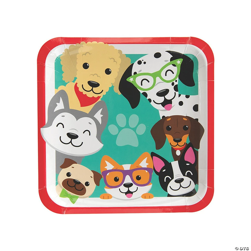 Best reviews of β Dog Party Dinner Paper Plates - 8 Ct. π