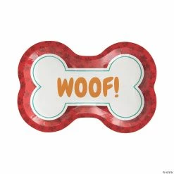 Best reviews of 🔔 Dog Party 🐕 Dog Bone-Shaped Paper Dessert Plates - 8 Ct. 😍