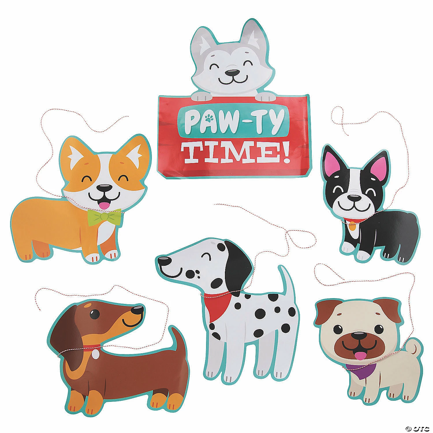 Best deal π Dog Party Wall Cutouts - 6 Pc. π