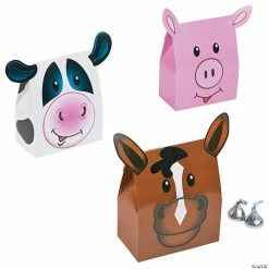 Brand new ✨ Farm Animal Party Favor Boxes - 12 Pc. 🎁