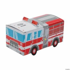 Cheapest 🔔 Fire Truck Favor Boxes - 12 Pc. 😍