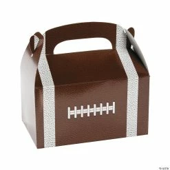 Flash Sale 🔔 Football Favor Boxes with Handle - 12 Pc. 👏